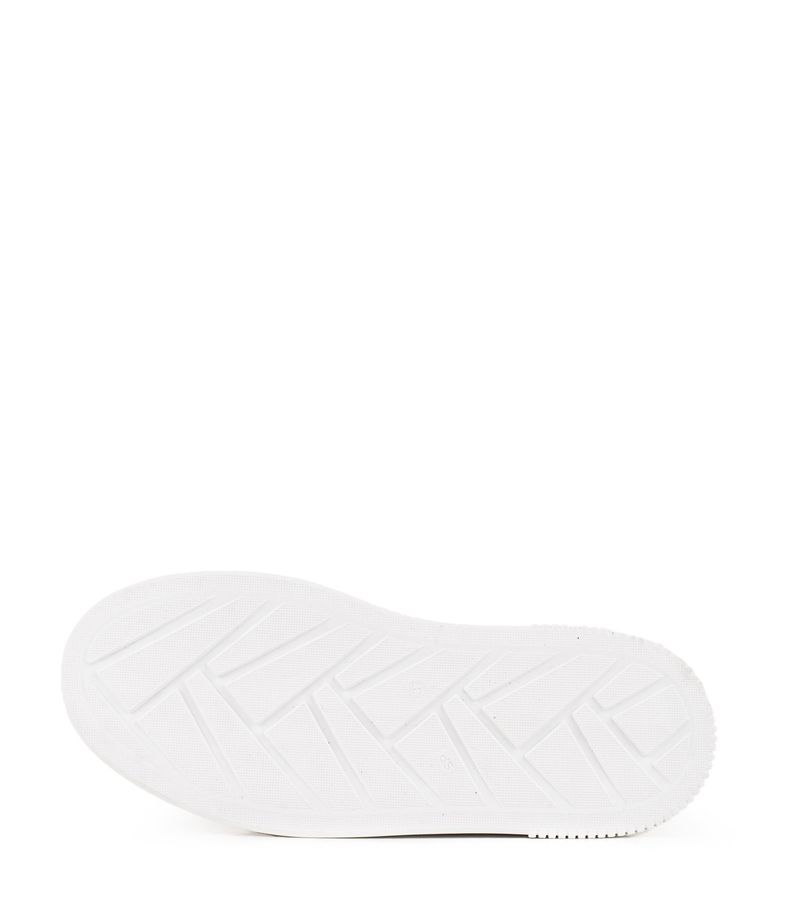 Zapatillas urbanas clásicas de cuero blanco
