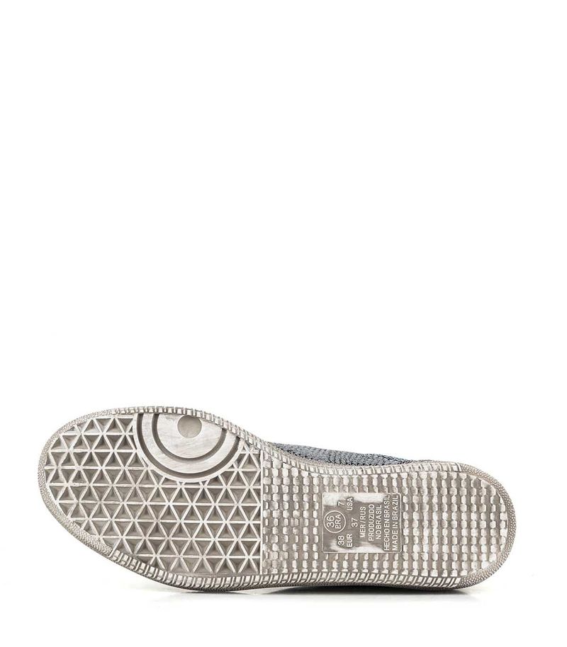 Zapatillas urbanas de tela negra combinada